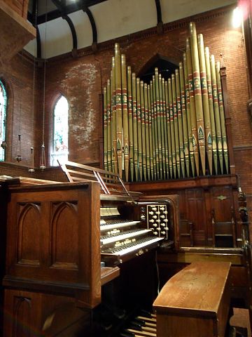 1888 George Ryder organ at St Stephen-in-the-Fields, Toronto